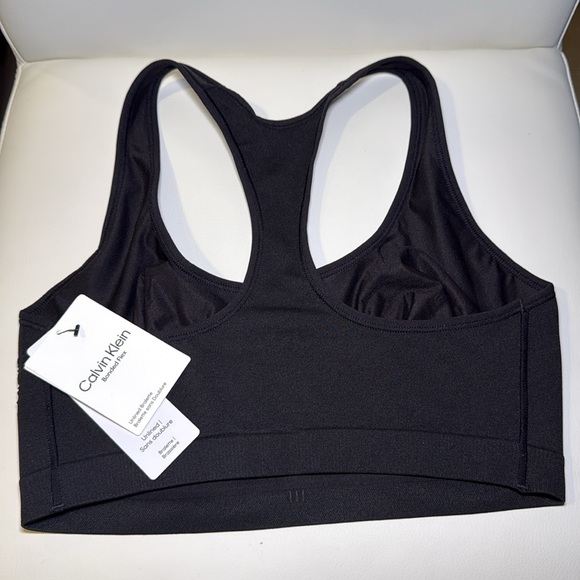 BRAND NEW - Calvin Klein Wirefree Bonded Flex Unlined Bralette - Black - Medium - Picture 8 of 8